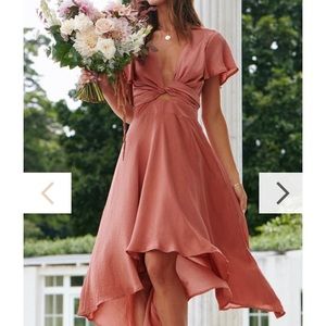 Baked rose dress from Australian online boutique Billy J